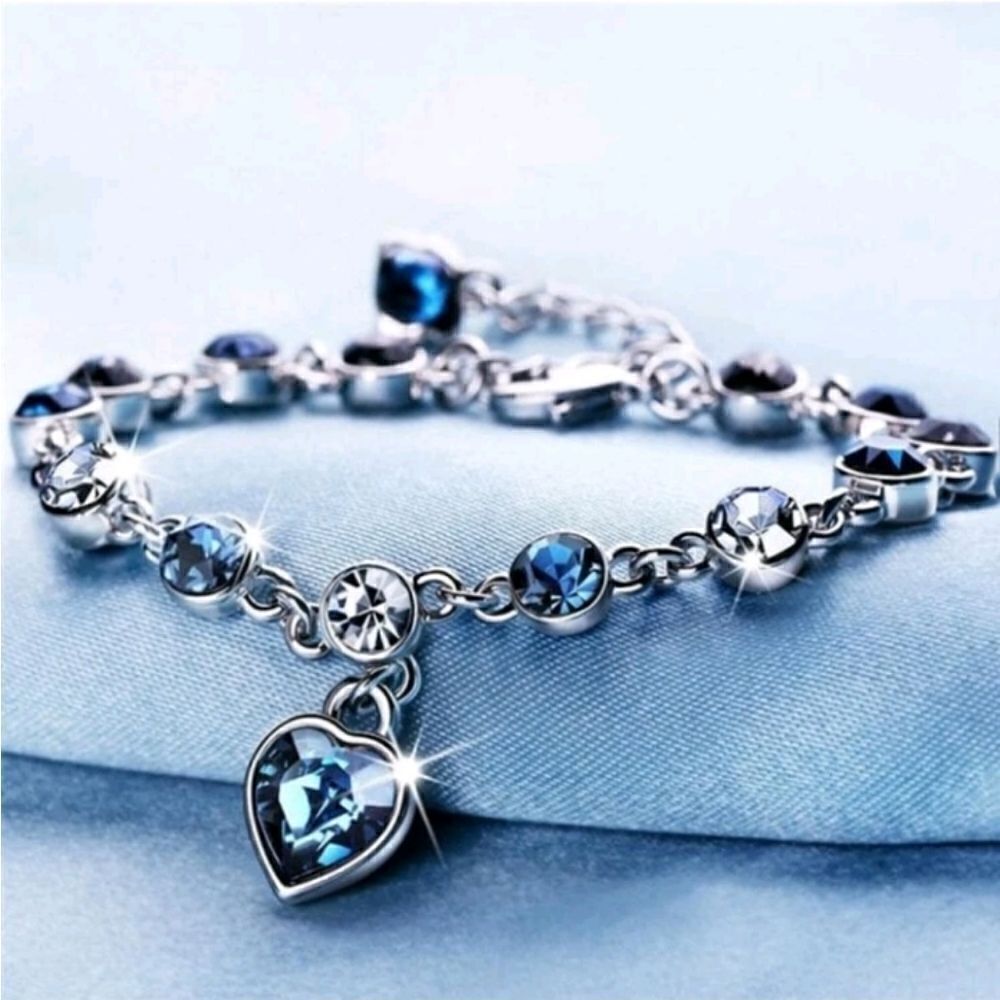 Heart of Ocean Crystal Bracelet